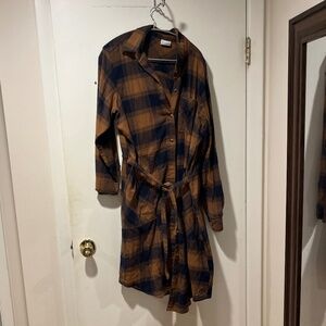 Columbia Flannel Dress XL